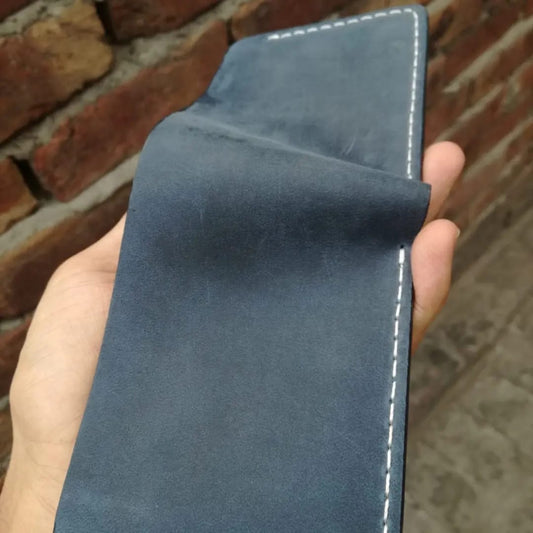 hand stitched wallets - Black