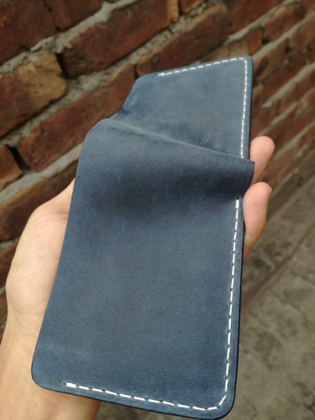 hand stitched wallets - Black