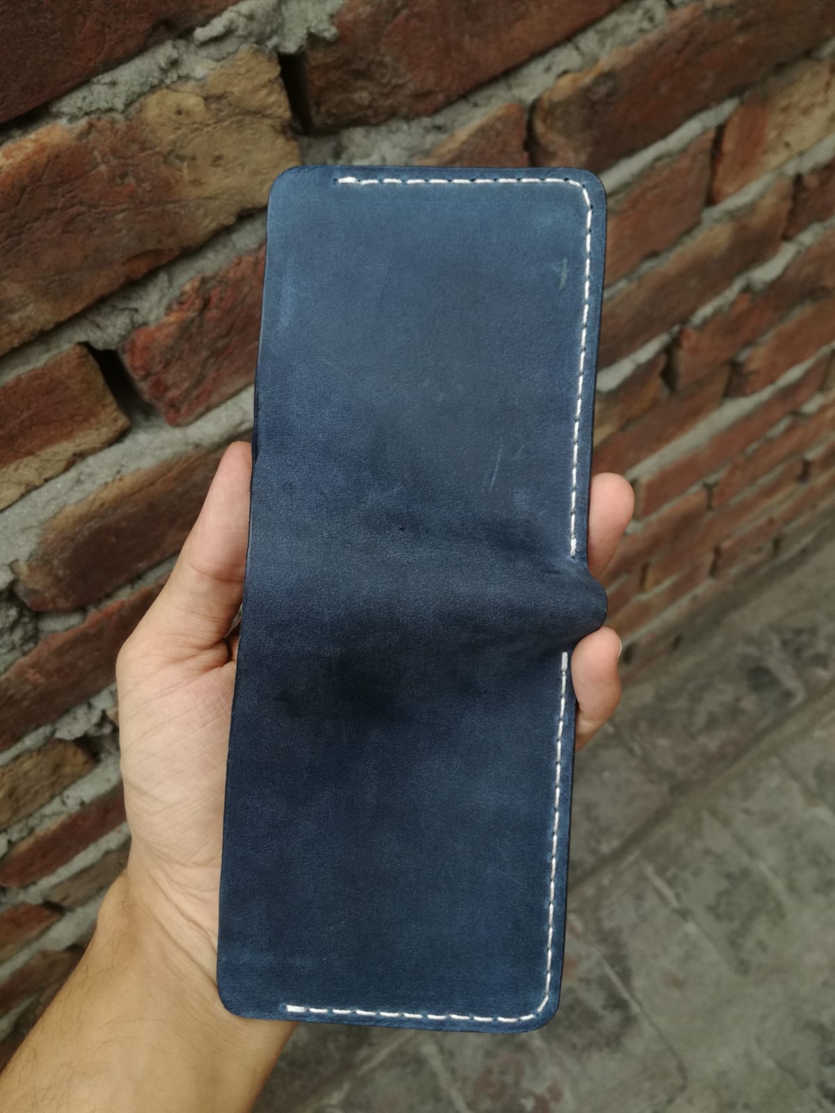 hand stitched wallets - Black