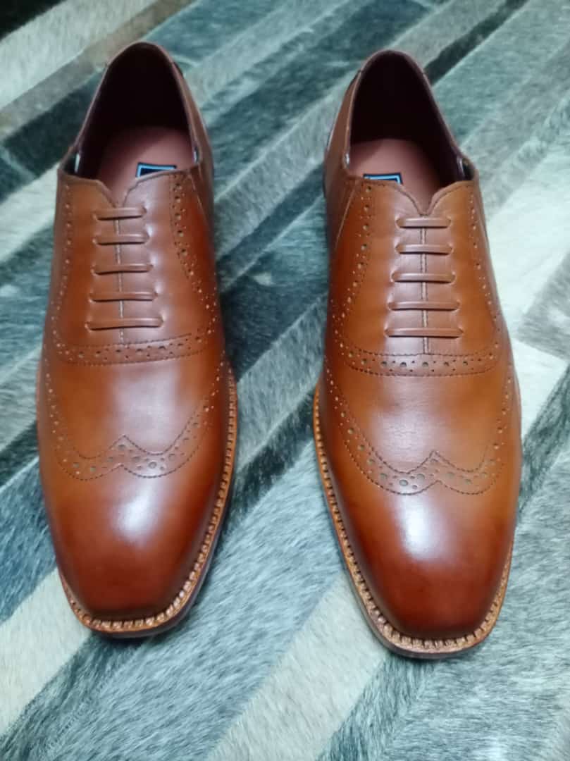 Oxford Brogue Shoes Brown