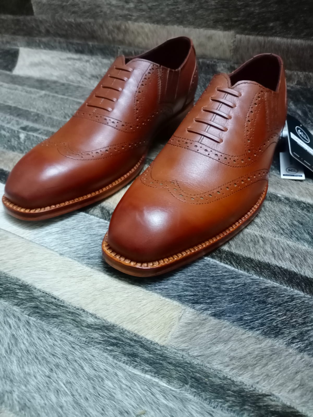 Oxford Brogue Shoes Brown