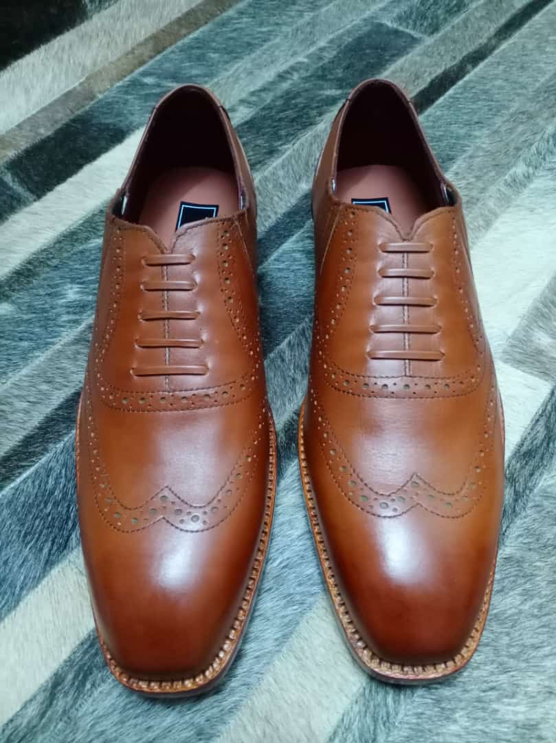 Oxford Brogue Shoes Brown