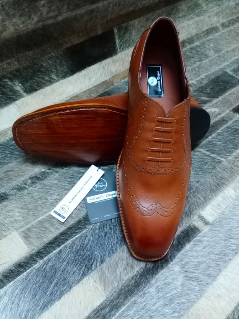 Oxford Brogue Shoes Brown