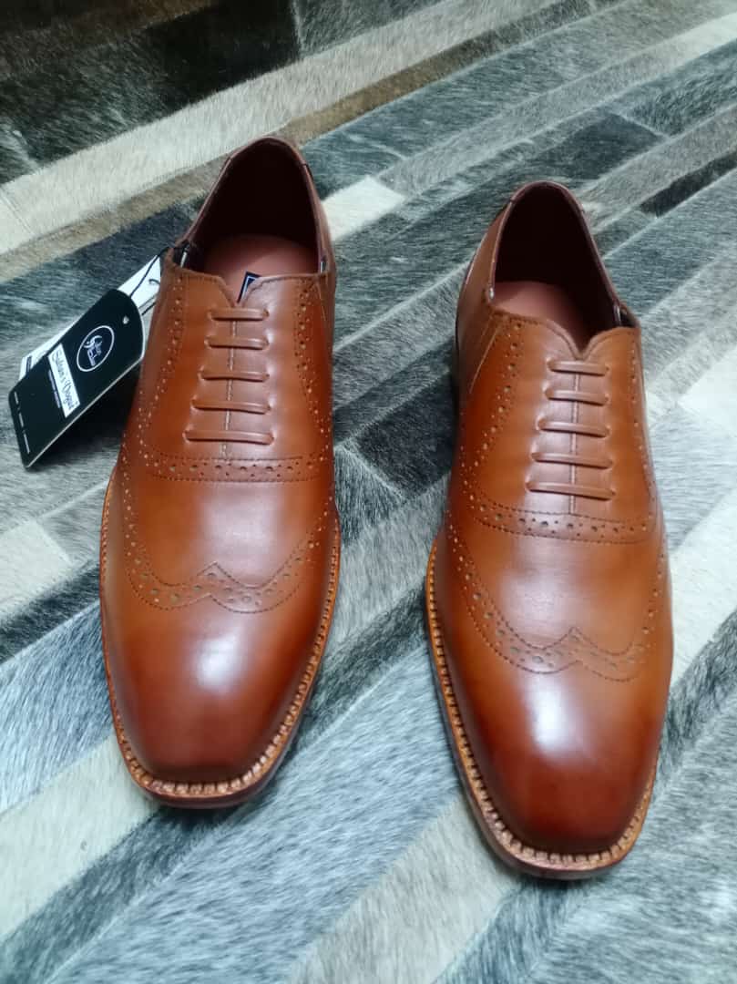 Oxford Brogue Shoes Brown