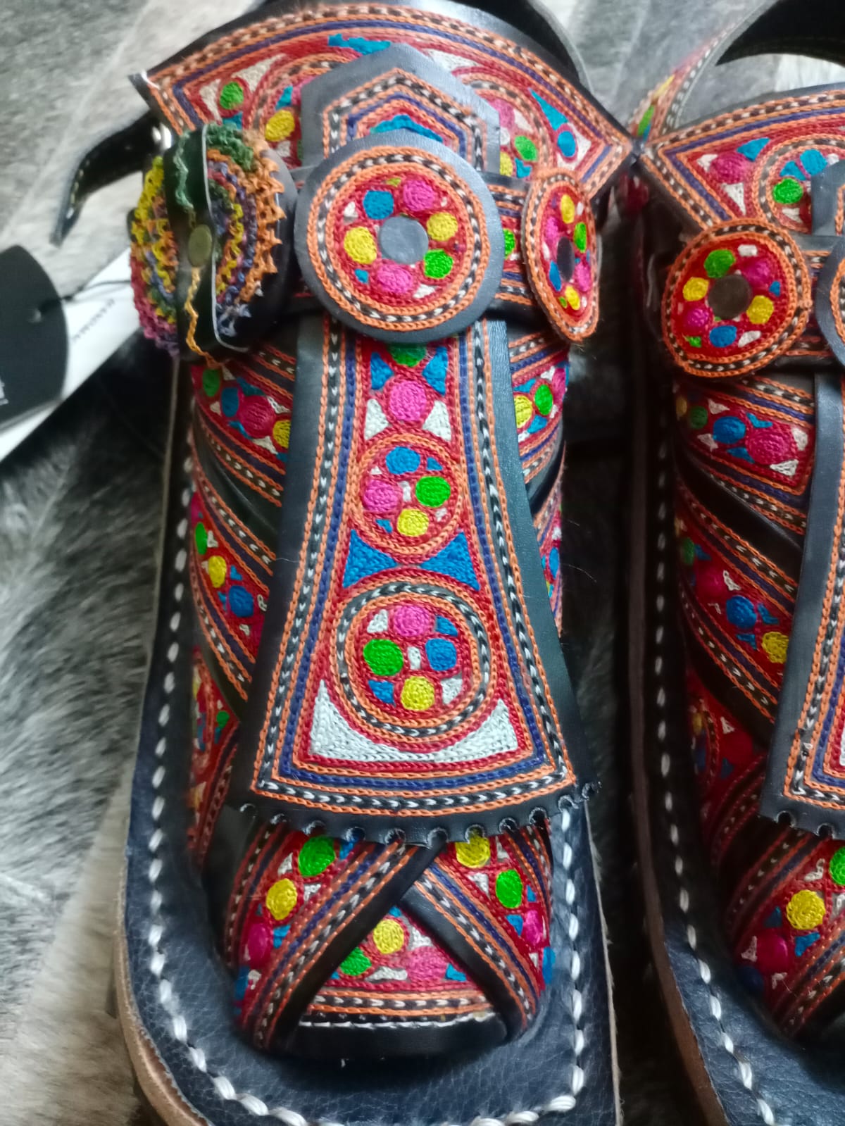 Hand Embroidered Balochi Chappals