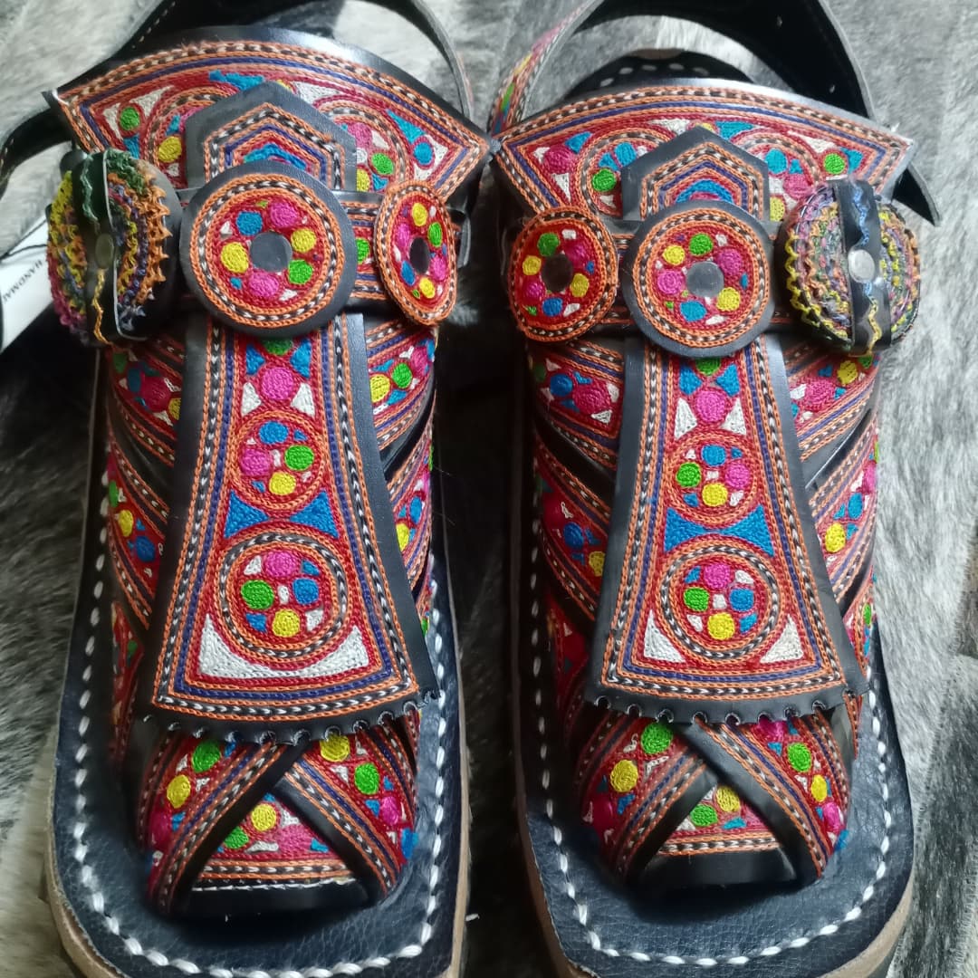 Hand Embroidered Balochi Chappals