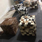 Cow Skin Ottoman