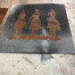 Hair on laser engraving wall hanging