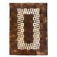 Cow skin patchwork rugs