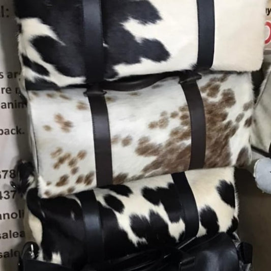 Cow Skin Duffle Bags