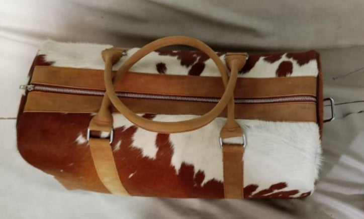 Cow Skin Duffle Bags