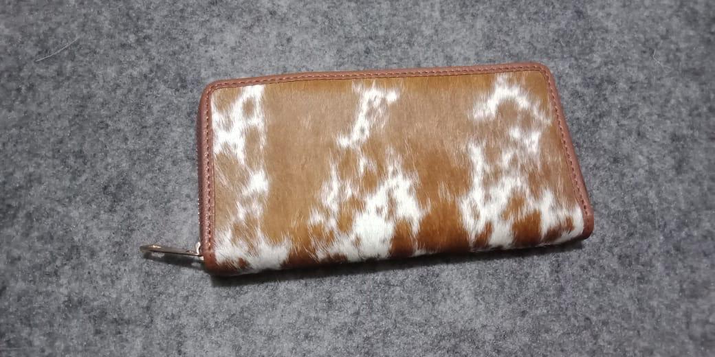 Cow skin ladies clutches