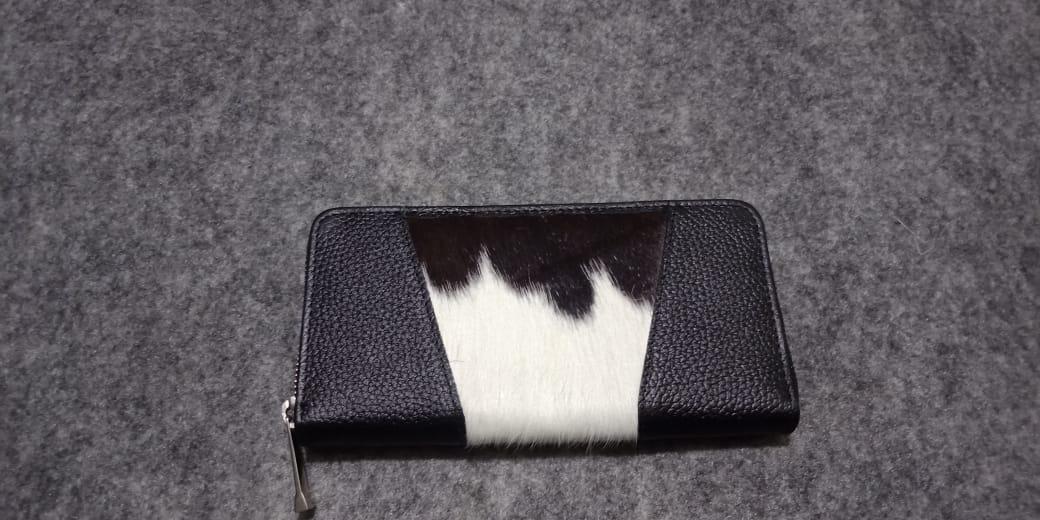 Cow skin ladies clutches