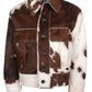 Cow skin jacket