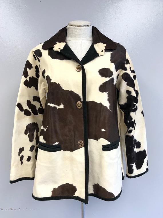 Cow skin jacket