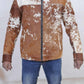 Cow skin jacket