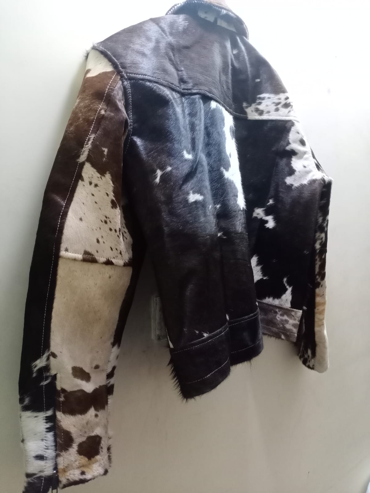 Cow skin jacket