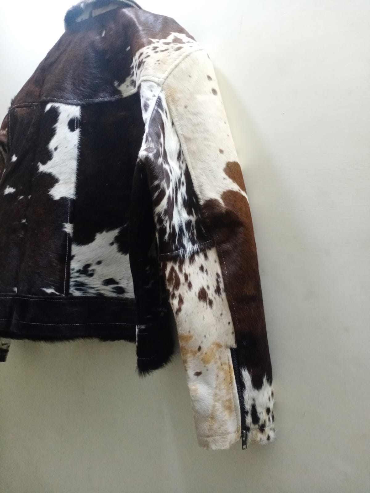 Cow skin jacket