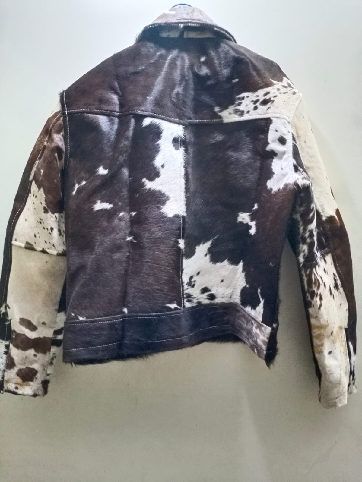 Cow skin jacket