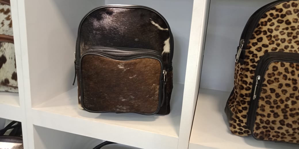 Cow skin Back pack/School bag