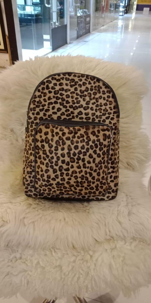 Cow skin Back pack/School bag