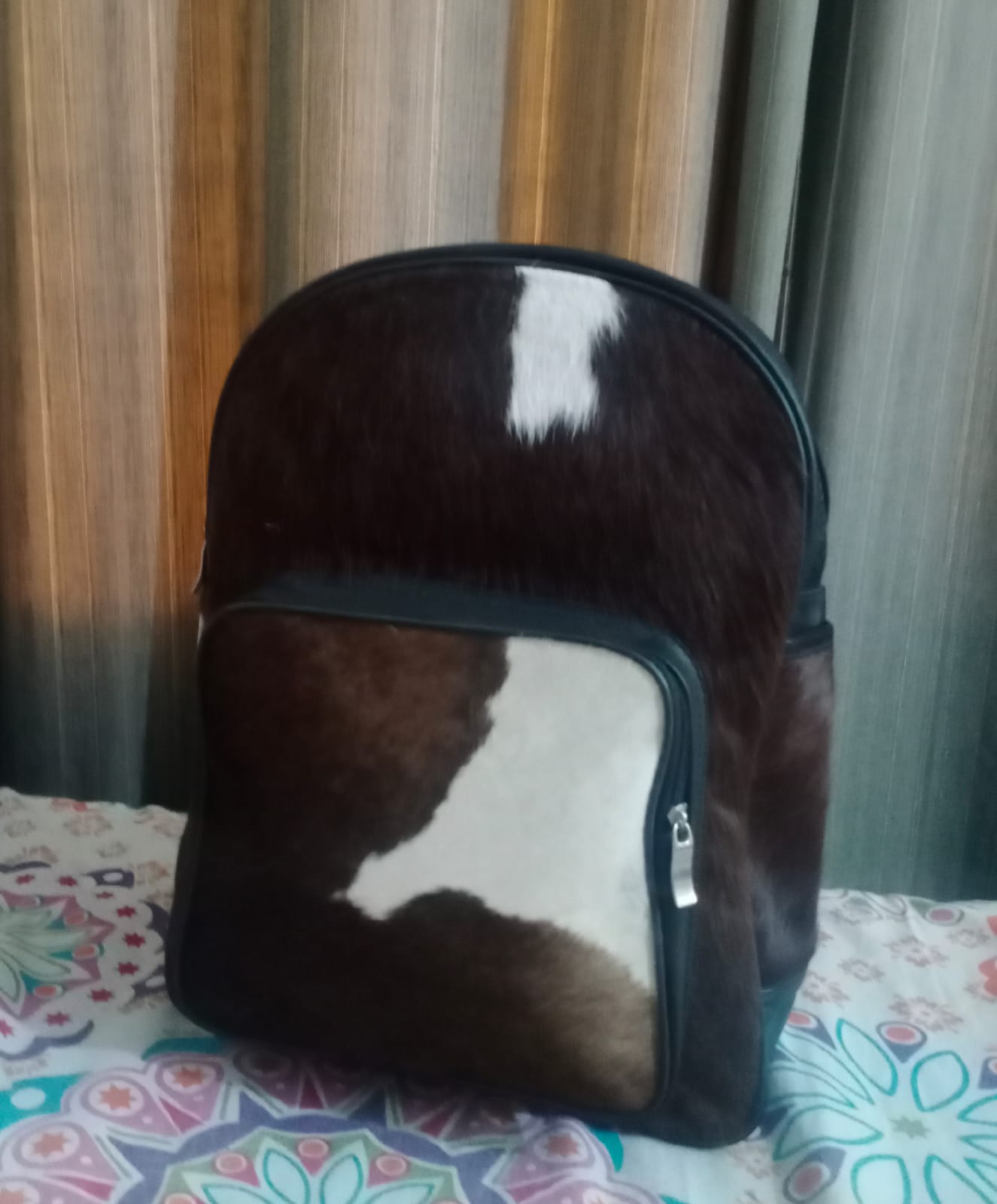 Cow skin Back pack/School bag