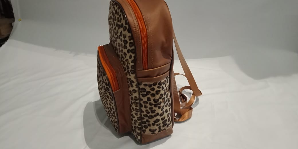 Cow skin Back pack/School bag