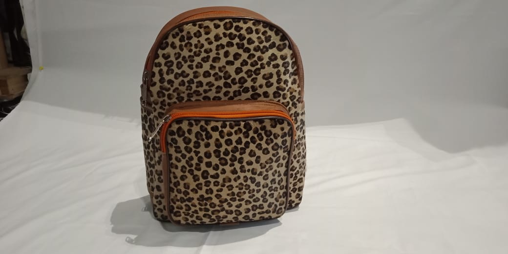 Cow skin Back pack/School bag