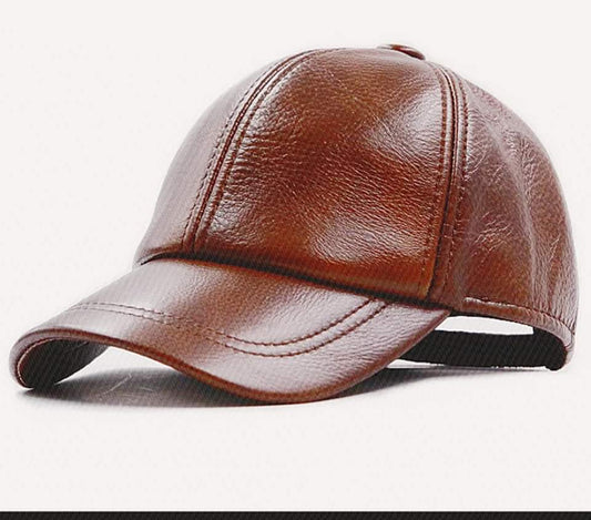 leather caps made in Premium sheep leather