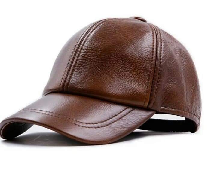 leather caps made in Premium sheep leather