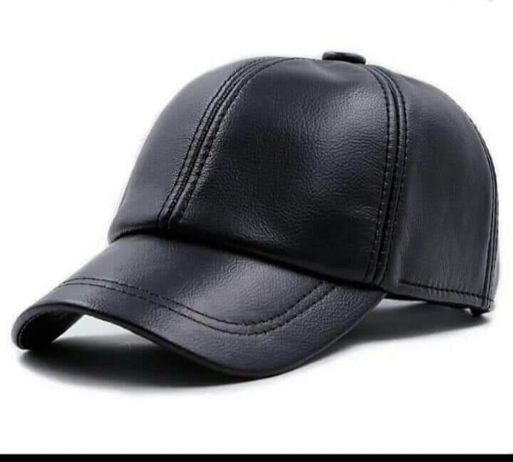 leather caps made in Premium sheep leather