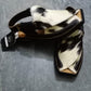 Cow Skin High heel shoe with side straps