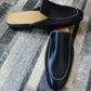 Mules in leather sole , leather upper and leather linning