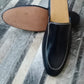 Mules in leather sole , leather upper and leather linning