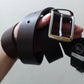 Leather belts Dark Brown