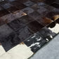 cow skin patchwork rug