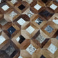 cow skin patchwork rug