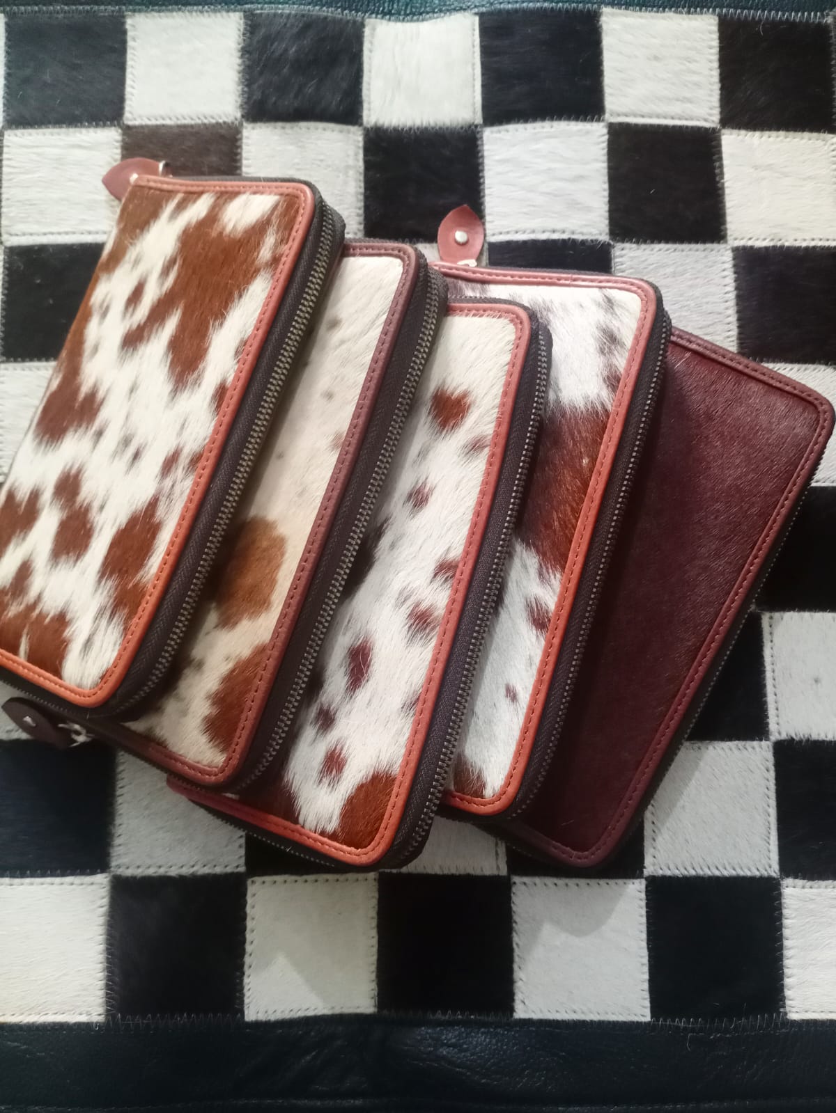 Cow Skin ladies clutch