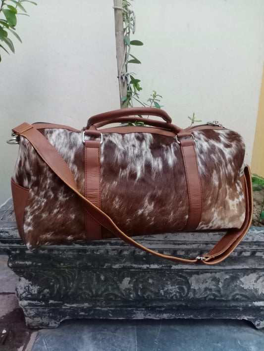 Cow skin Duffel bag