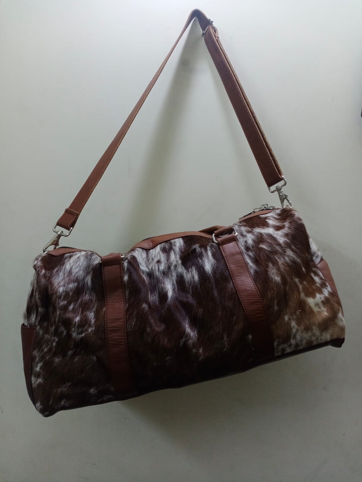 Cow skin Duffel bag