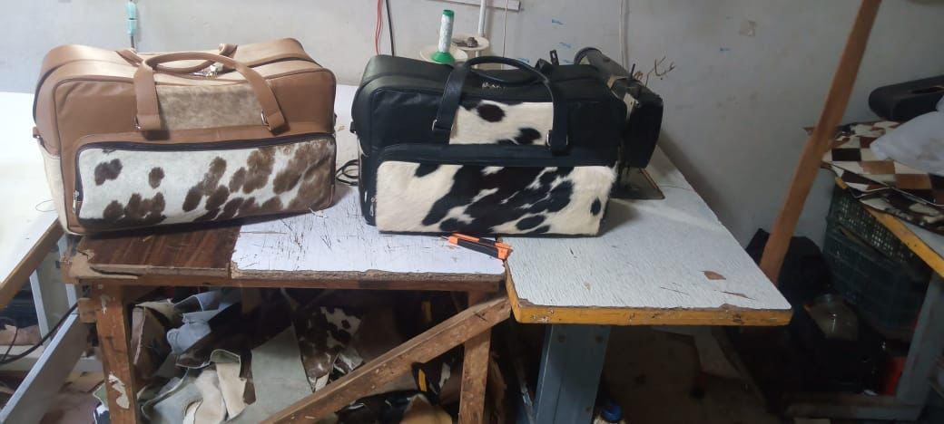 Cow skin Duffel bag