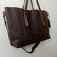 Ladies pullup leather Tote bag