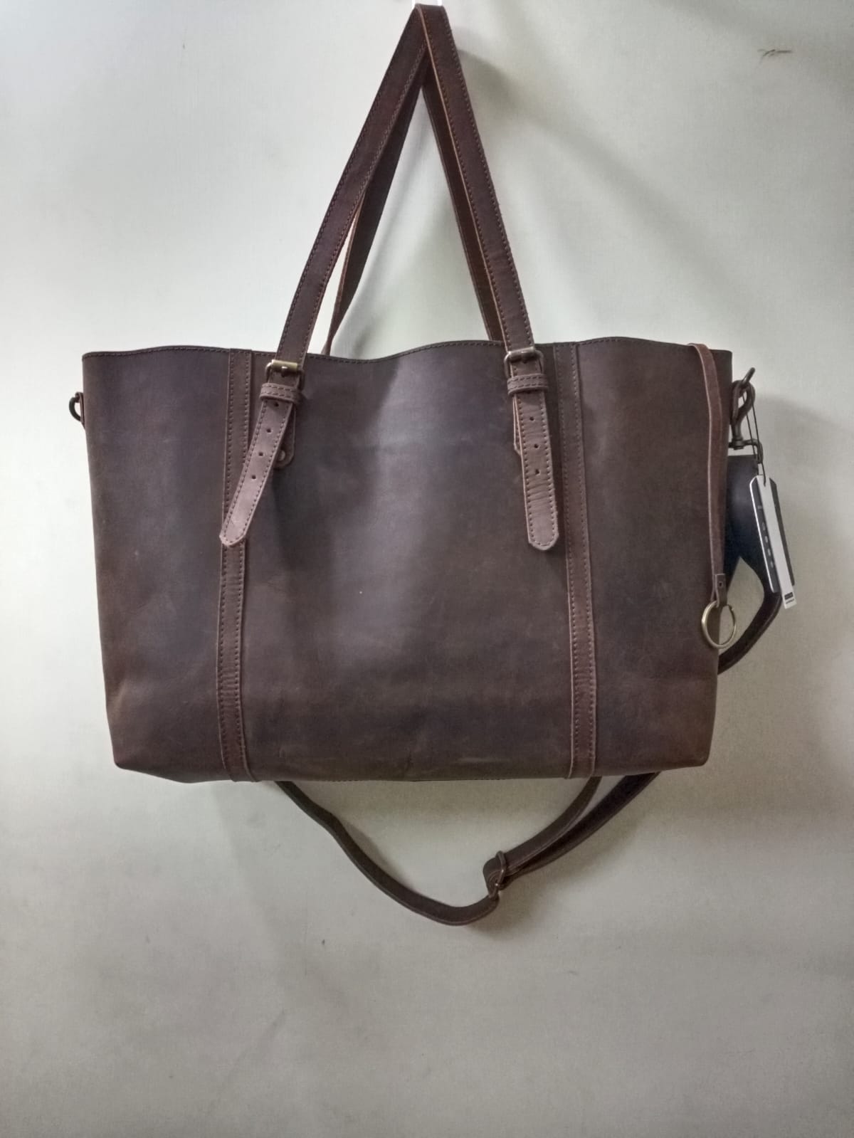 Ladies pullup leather Tote bag