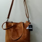 Ladies pullup leather Tote bag