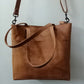 Ladies pullup leather Tote bag