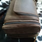 Pullup Leather Dop kit/Shaving box/Makeup kit/Toiletry kit