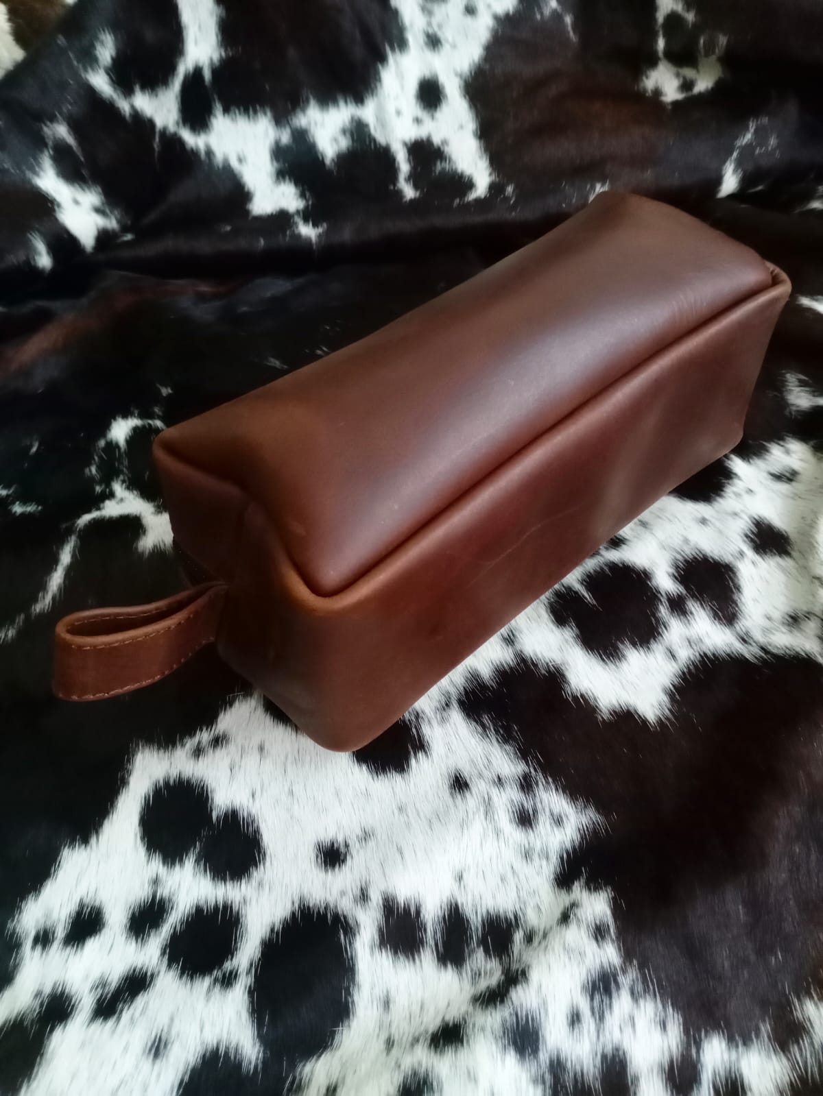 Pullup Leather Dop kit/Shaving box/Makeup kit/Toiletry kit