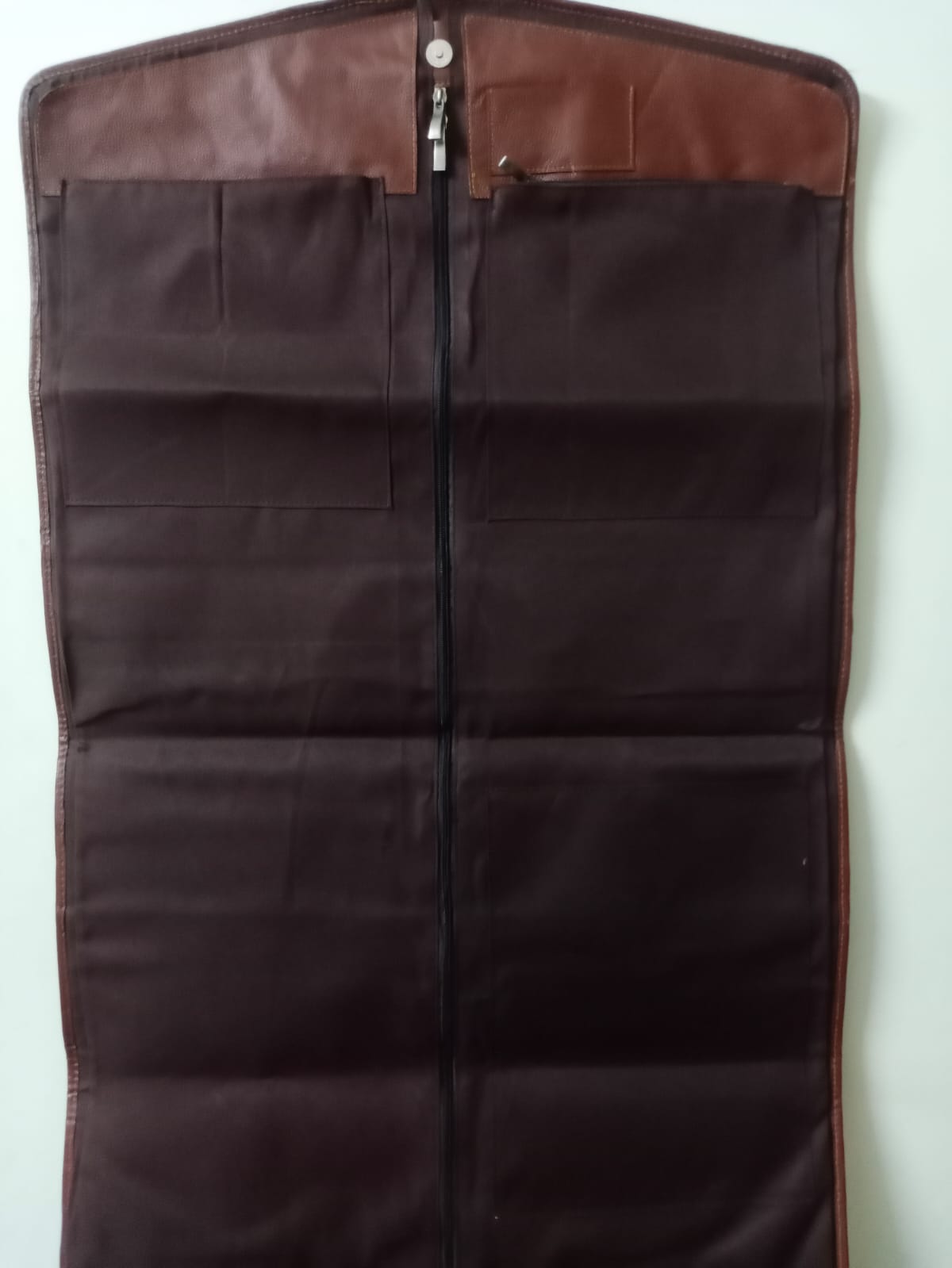 Leather coat cover