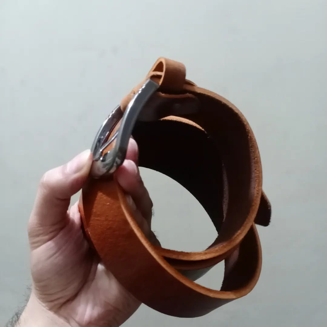 Leather belt