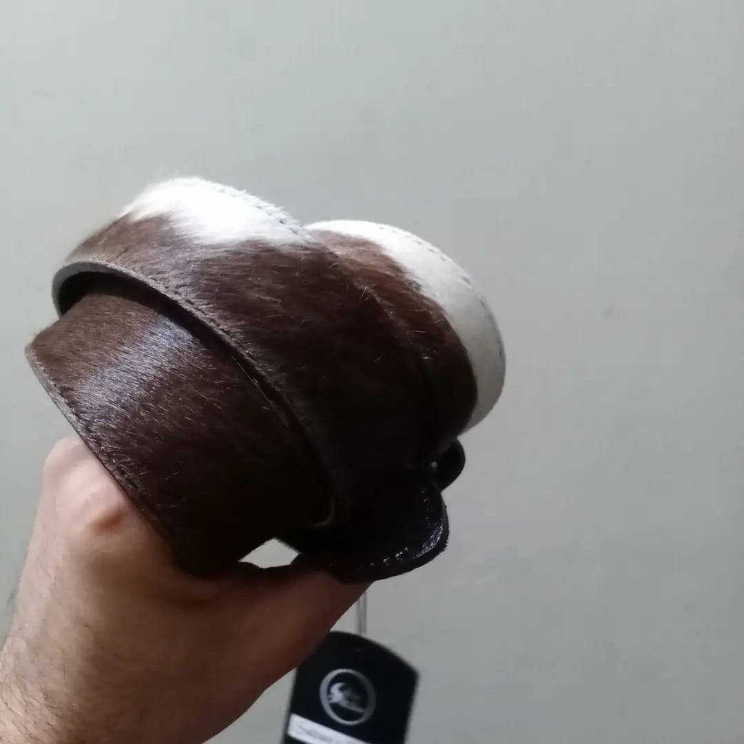 Leather belt